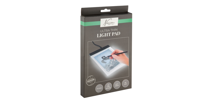 LED-Leuchtplatte Nassau Art Sensations A5 23x15cm