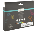 Craies et marqueurs pour vitres Nassau set 12 couleurs