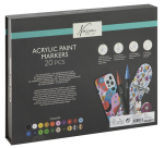 Marqueur acrylique Nassau set 20 couleurs