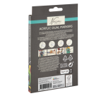 Marqueur acrylique Nassau double pointe set 6 couleurs