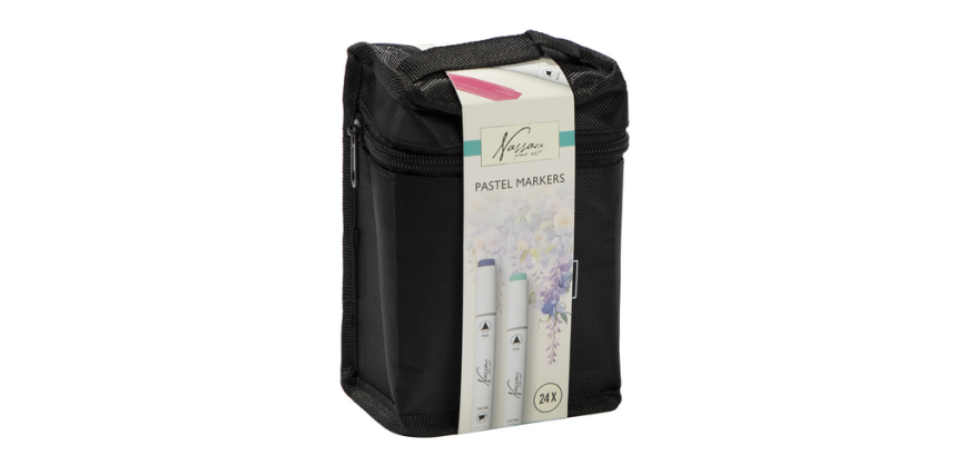 Marqueur pastel Nassau set 24 couleurs