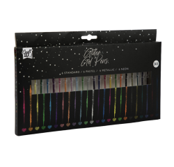 Craft ID glitter gel pen set 24 colors