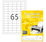 TopStick Label 8697 38x21.2mm permanent white 6500 pieces