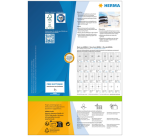 Etiquette HERMA 4654 105x39mm permanent blanc 1400 pièces