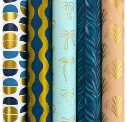 Assorted Rotolux Suzanne Gift Wrap 200x70cm