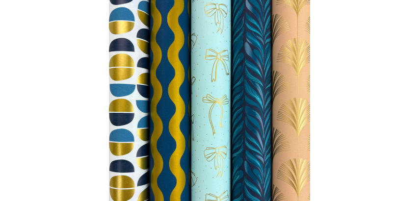 Assorted Rotolux Suzanne Gift Wrap 200x70cm