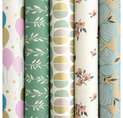Rotolux Rosie Gift Wrap 200x70cm assorted