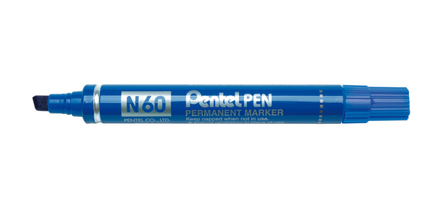 Marqueur Pentel biseau 1,2-6mm bleu