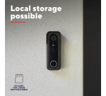 Deurbelcamera Trust DOORCAM-3000B Wi-Fi zwart