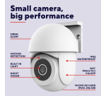 Beveiligingscamera Trust IPCAM-3900 buitenshuis Wi-Fi wit