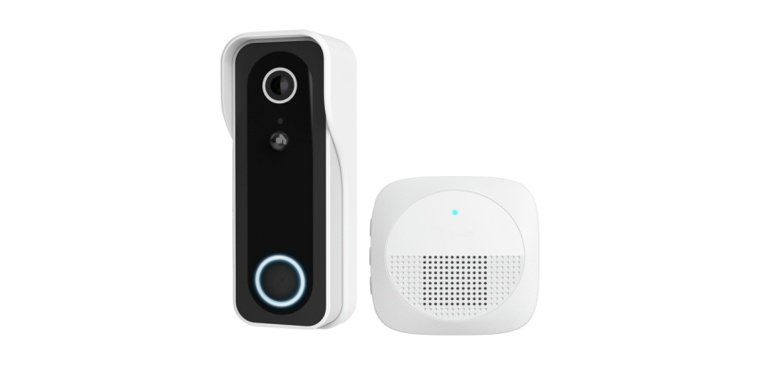 Sonnette avec caméra Trust DOORCAM-3000 Wi-Fi blanc