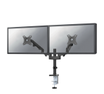 Neomounts by Newstar DS70-750BL2 - Befestigungskit - voll beweglicher, einstellbarer Doppelarm - für 2 LCD-Displays - Schwarz