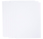 Creativ Company Embroidery Paper A5 Blister 8 Sheets White