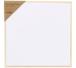 Panneau en toile Creativ Company avec cadre 300x300mm blanc