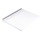 Multo block college ft A4, 5 mm squared, 23 holes, 80 sheets