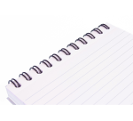 Multo spiral pad at the top, A5 size, lined, 100 sheets