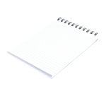 Multo spiral pad at the top, A5 size, lined, 100 sheets