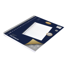 Collegeblok Multo A4 ruit 10mm 23 gaats 160 pagina's 90 gram