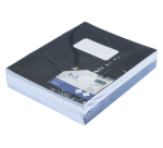 Kangaro A5 Notebook 10mm grid 80 pages 60g black pack of 10 pieces