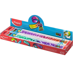 Règle Maped Twist'n Flex Animals 30cm display 20 pièces assorti
