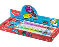 Règle Maped Twist'n Flex Animals 20cm display 20 pièces assorti