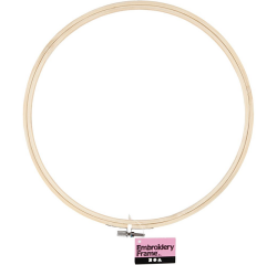 Borduurframe Creativ Company rond 25cm hout