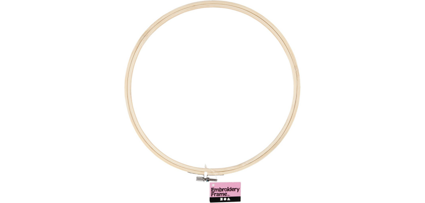 Borduurframe Creativ Company rond 25cm hout