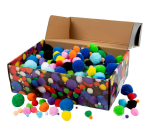 Pompons Creativ Company doos à 720 stuks assorti