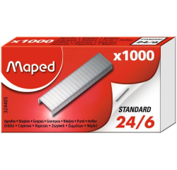 Maped staples 24/6, box of 1,000 staples