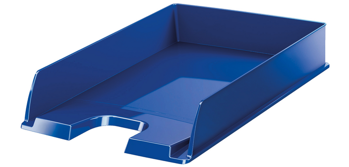Office blue mail tray