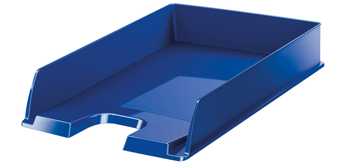 Office blue mail tray