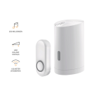 Kit sonnette sans fil KlikAanKlikUit ACDB-9000AC blanc