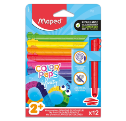 DE_Lapices de colores maped color peps infinity kidy blister de 12 unidades colores surtidos