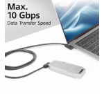 Kabel ACT USB-C hoek links/rechts 10Gbps 2m