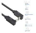 ACT USB-C Cable Angled Up/Down 10 Gbps 2m