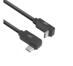 Kabel ACT USB-C hoek links/rechts USB-C hoek boven/beneden 10Gbps 1m