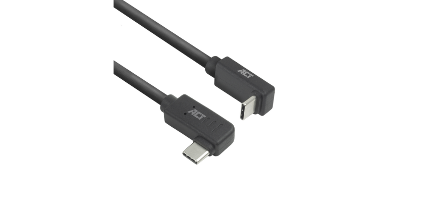 ACT USB-C Cable left/right angled USB-C up/down angled 10Gbps 2m