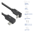 ACT USB-C Cable left/right angled USB-C up/down angled 10Gbps 2m