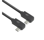 Kabel ACT USB-C hoek links/rechts 10Gbps 1m