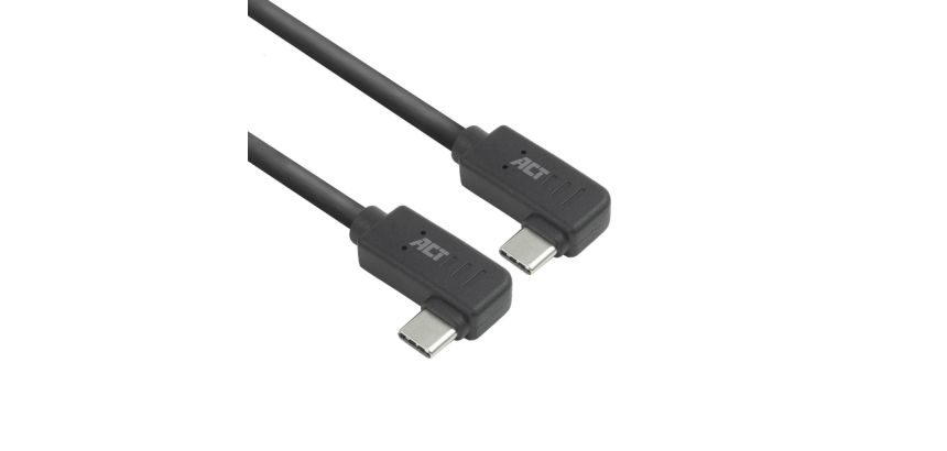 ACT USB-C Right/Left Angled Cable 10 Gbps 1m