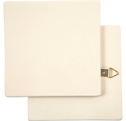 Dekorative Fliese Creativ Company 130x130x7mm weiß