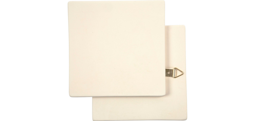 Dekorative Fliese Creativ Company 130x130x7mm weiß