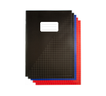 Schrift Kangaro A4 ruit 10mm 80 pagina's 60gr assorti pak  à 5 stuks