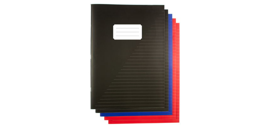 Kangaro A4 lined notebook 160 pages 60g assorted set of 5 pieces