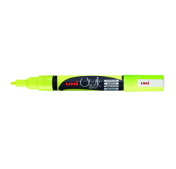 Marqueur craie Uni-Ball Chalk ogive 0,9-1,3mm jaune fluo