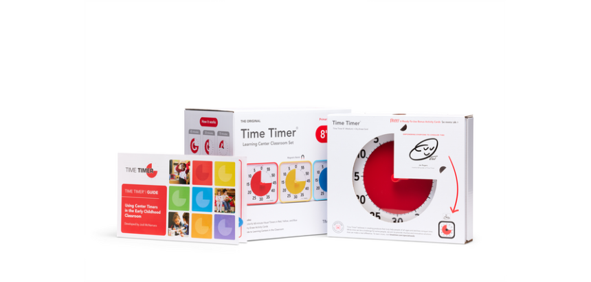 Time Timer medium classroom set secundair