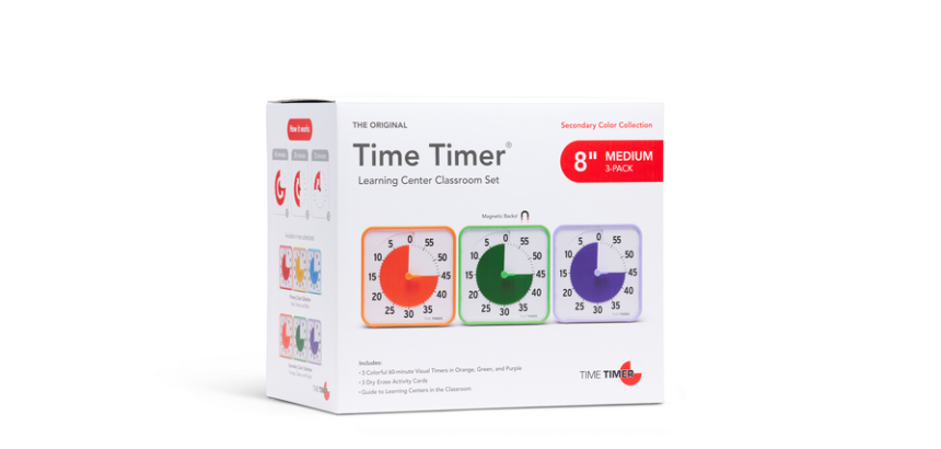 Time Timer medium classroom set primaire