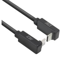 Câble ACT USB-C coudé haut/bas 10 Gbps 1m