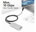 ACT USB-C Cable standard right-angle USB-C up/down 10 Gbps 1m