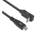 Câble ACT USB-C standard USB-C coudé haut/bas 10 Gbps 1m